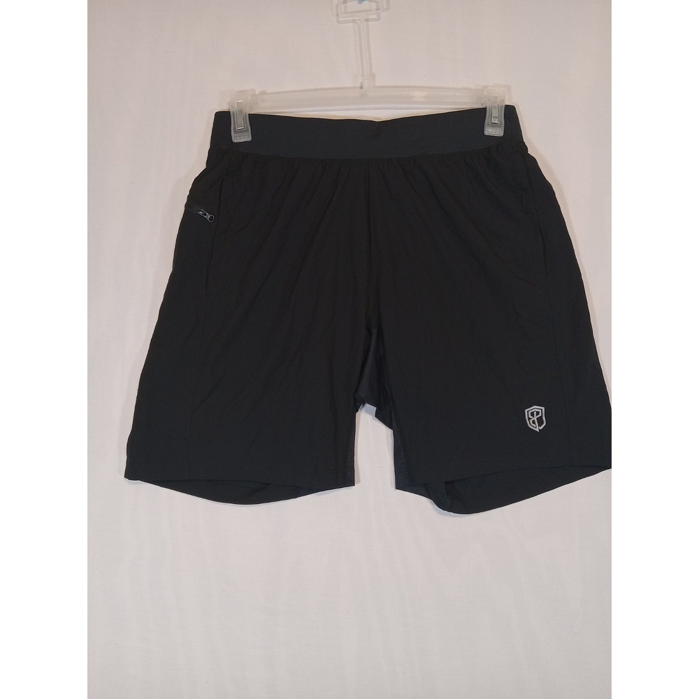Born Primitive Shorts Mens Medium  black Athletic Performance Gym Training lined